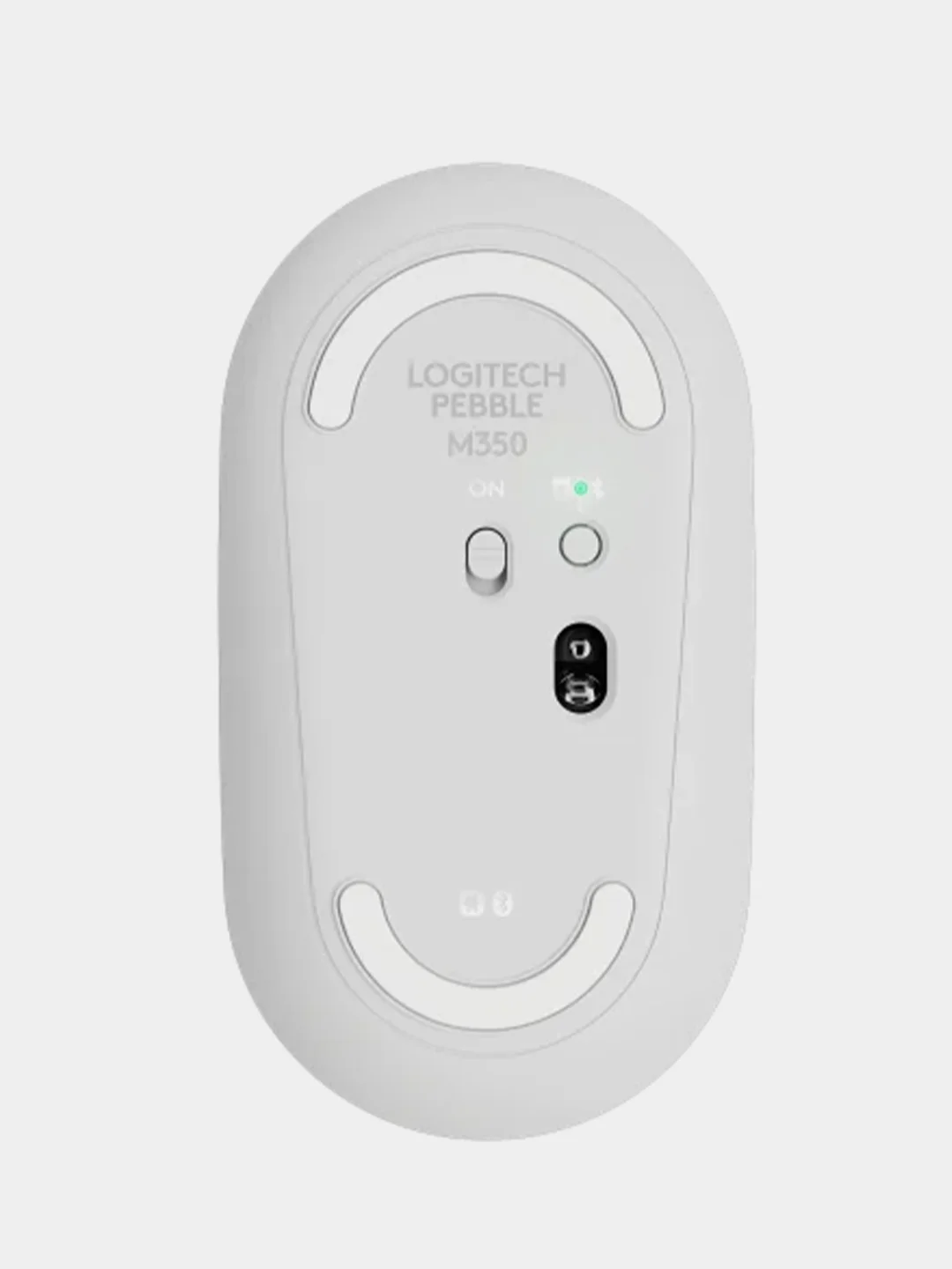 Белый беспроводная мышь Logitech Pebble M350