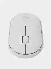 Белый беспроводная мышь Logitech Pebble M350