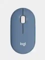 Темно-синий беспроводная мышь Logitech Pebble M350