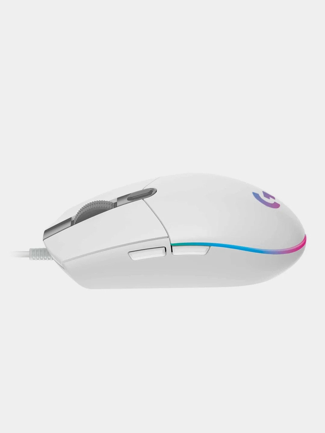 Белый игровая мышь Logitech G102 LightSync, 8000 dpi, 6 кнопок, RGB подсветка