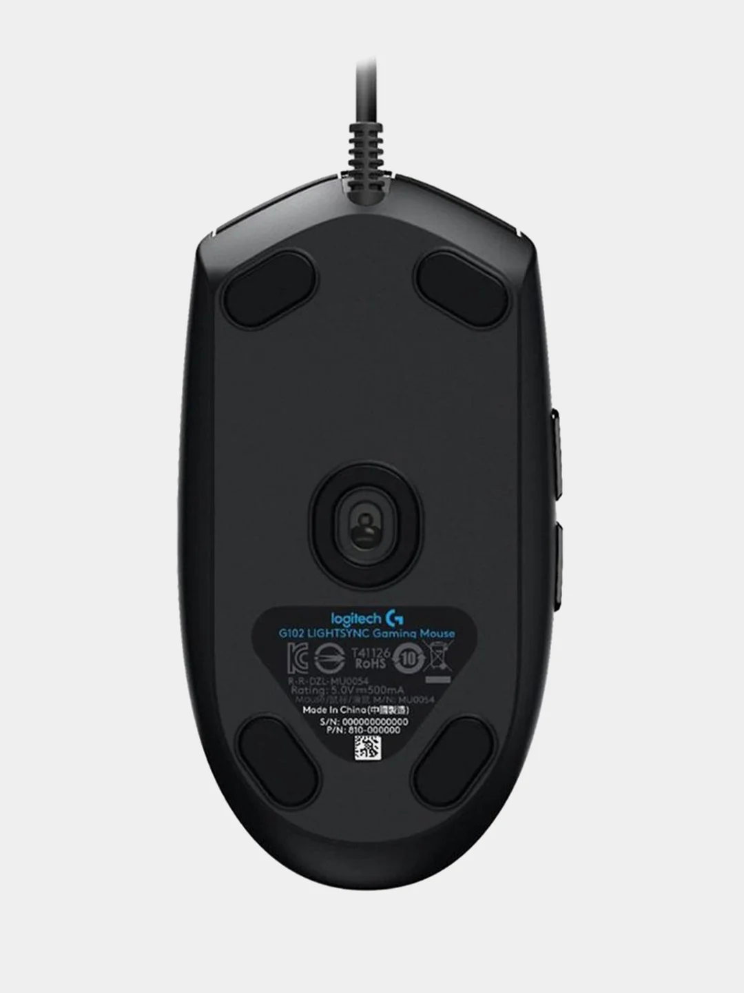 Белый игровая мышь Logitech G102 LightSync, 8000 dpi, 6 кнопок, RGB подсветка