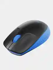 Синий беспроводная мышь Logitech M190