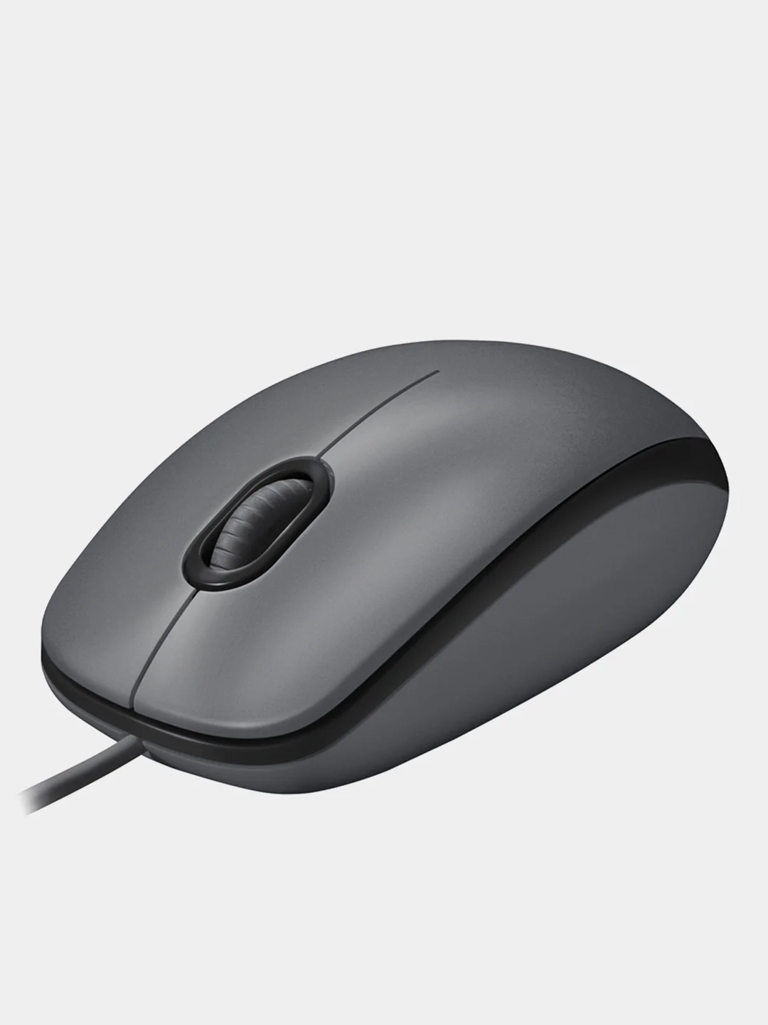 Серый мышь проводная Logitech M90