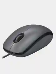 Серый мышь проводная Logitech M90