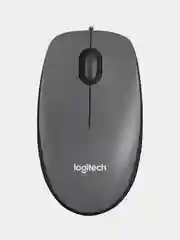 Серый мышь проводная Logitech M90