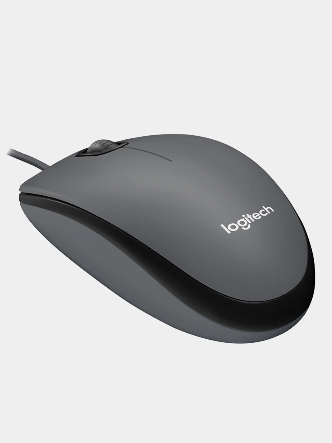 Серый мышь проводная Logitech M90