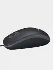 Черный мышь проводная Logitech B100