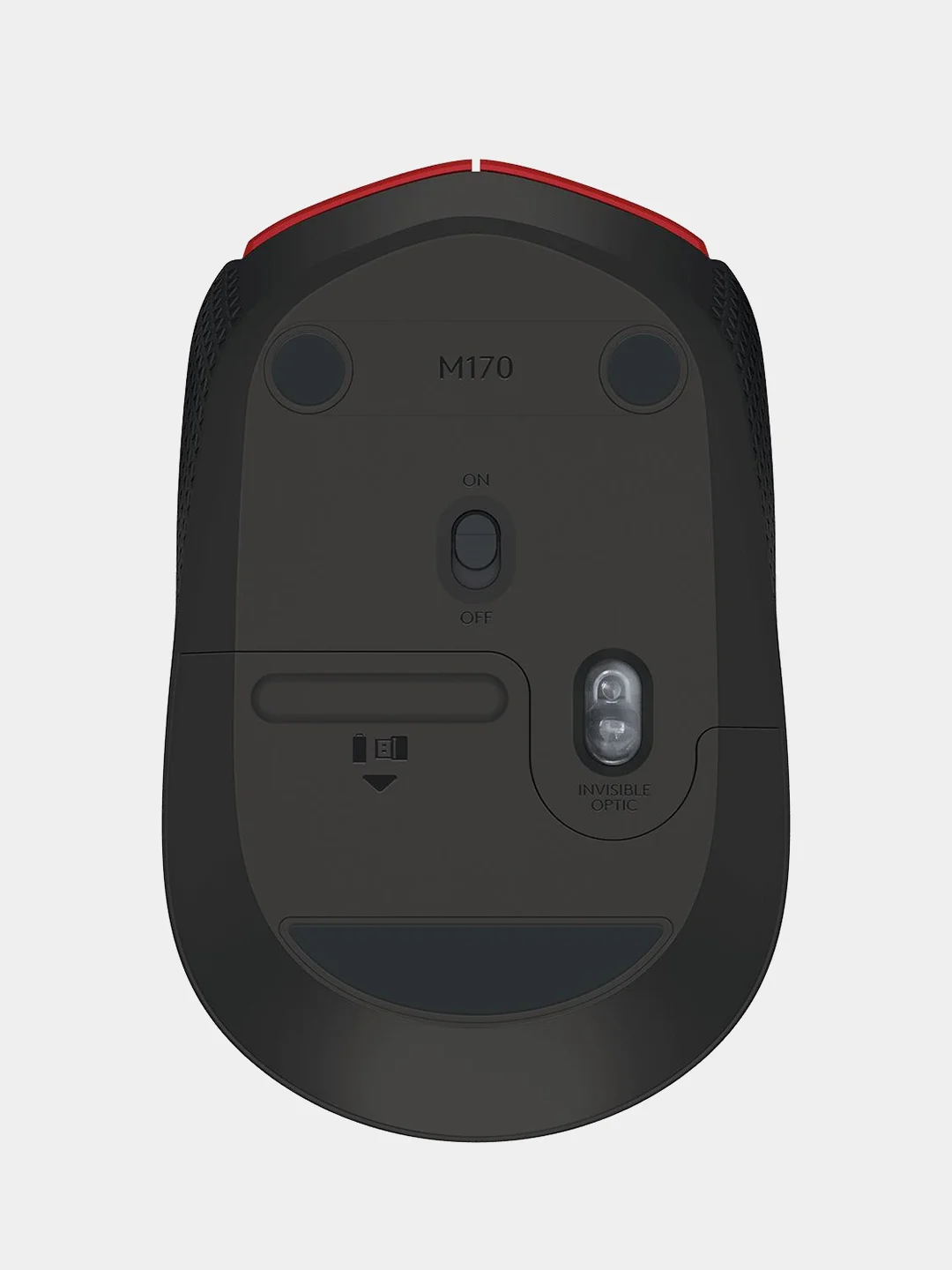 Красный беспроводная мышь Logitech M171