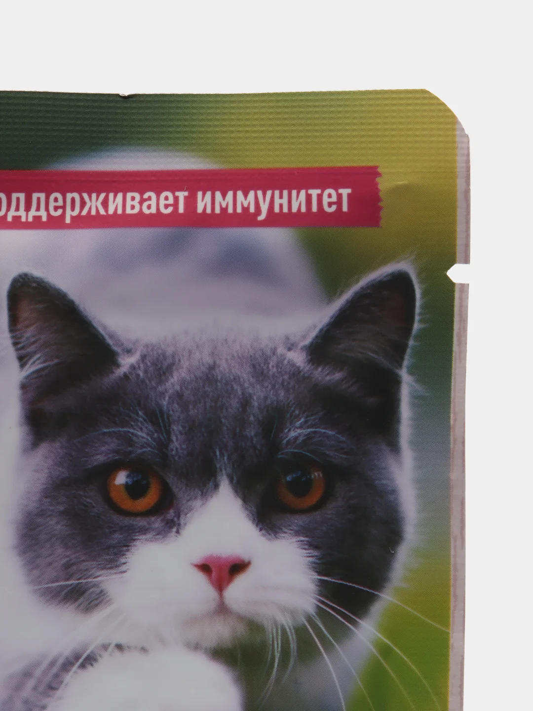 Влажный корм для кошек SIRIUS кусочки в соусе, лосось с овощами, 85 гр