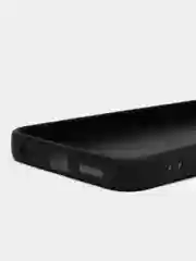 Черный чехол Broscorp для Infinix Smart 7 Plus, 7+ матовый, силиконовый, тонкий бортик вокруг камер
