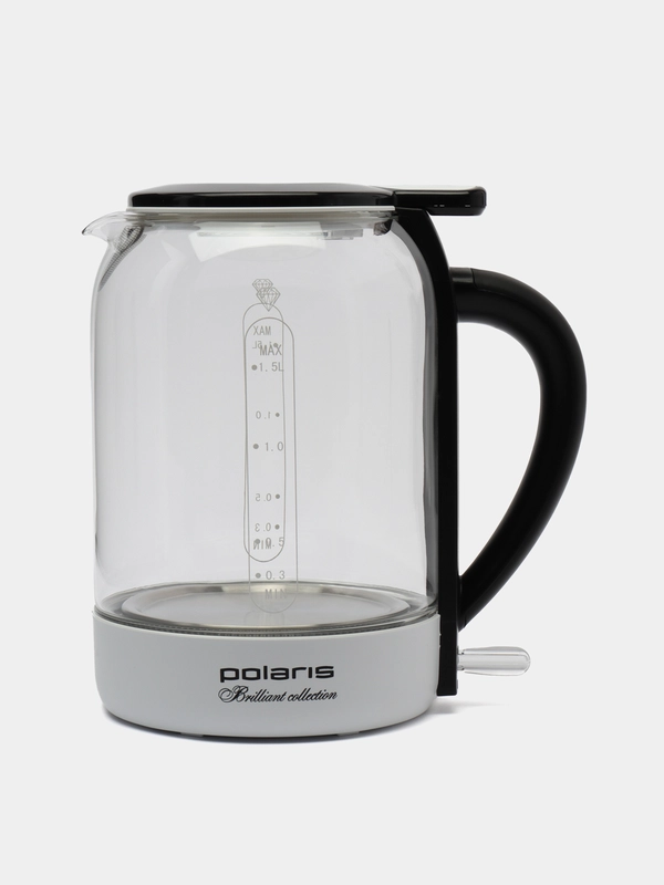 Чайник Polaris PWK 1753CGL Brilliant Collection Белый/черный