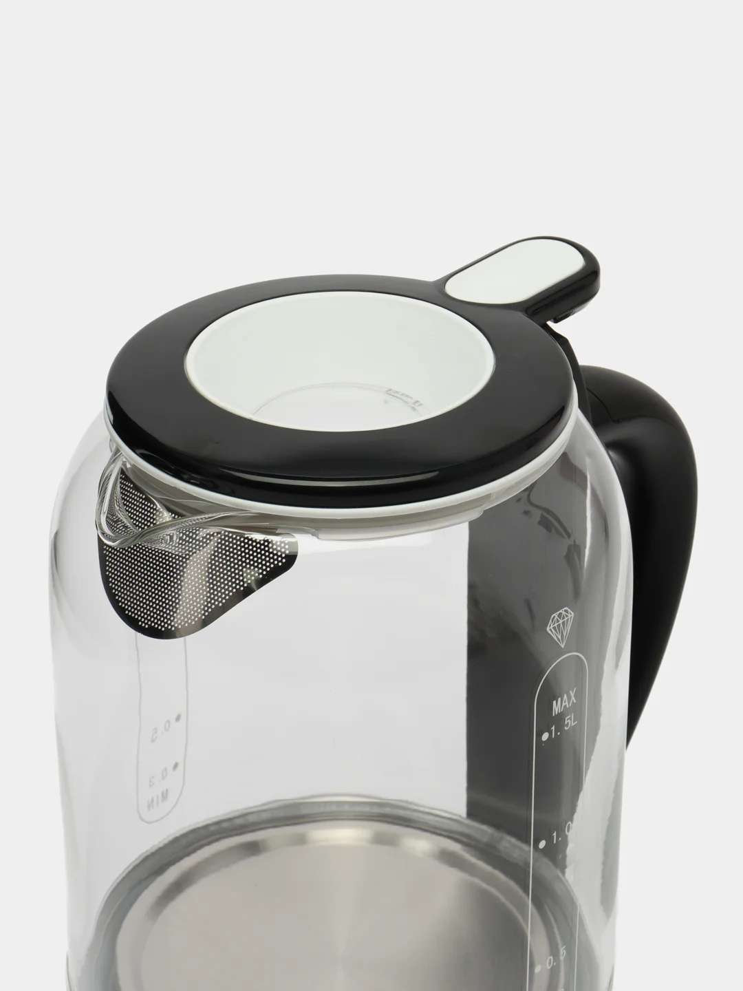 Чайник Polaris PWK 1753CGL Brilliant Collection Белый/черный
