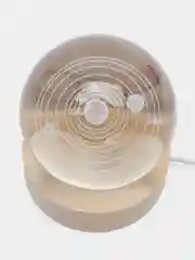 Белый хрустальный шар-ночник 3D, настольный стеклянный светильник