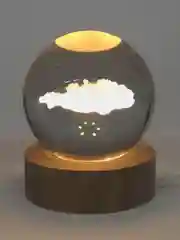 Желтый хрустальный шар-ночник 3D, настольный стеклянный светильник