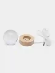 Синий хрустальный шар-ночник 3D, настольный стеклянный светильник