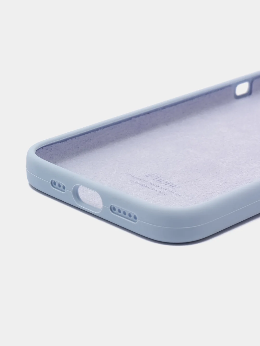 Небесно-голубой чехлы для iPhone 13, Silicone Case