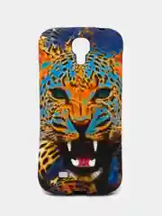 Силиконовый с рисунком чехол Samsung  S4 Фосфорный (светится в темноте)