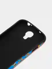 Силиконовый с рисунком чехол Samsung  S4 Фосфорный (светится в темноте)