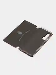 Вишнёвый чехол-книжка на Huawei Nova 6, из экокожи, с карманом для карт