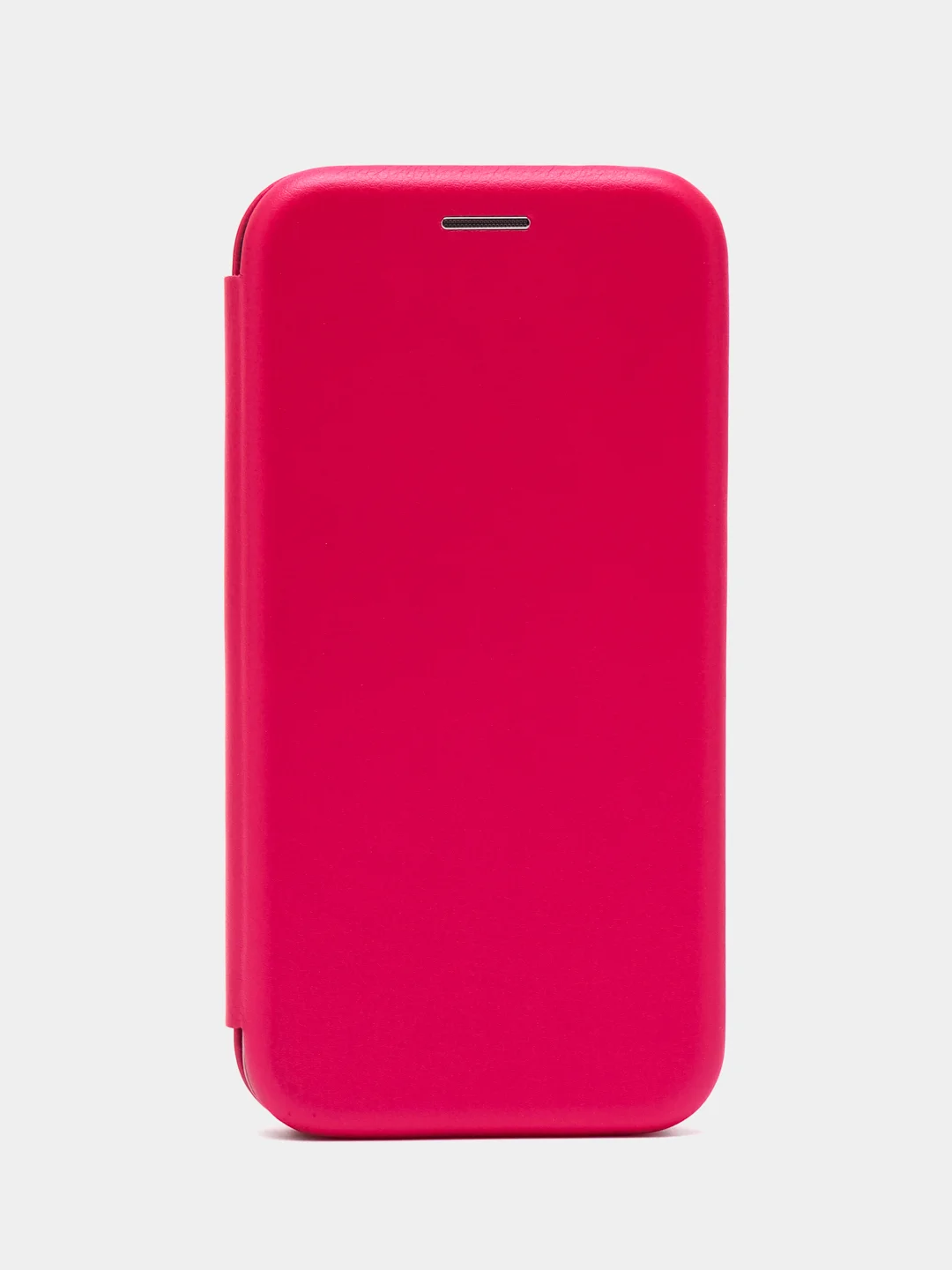 Фуксия чехол-книжка на Xiaomi Mi 5C, из экокожи, с карманом для карт