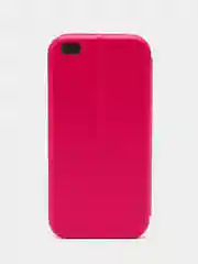 Фуксия чехол-книжка на Xiaomi Mi 5C, из экокожи, с карманом для карт