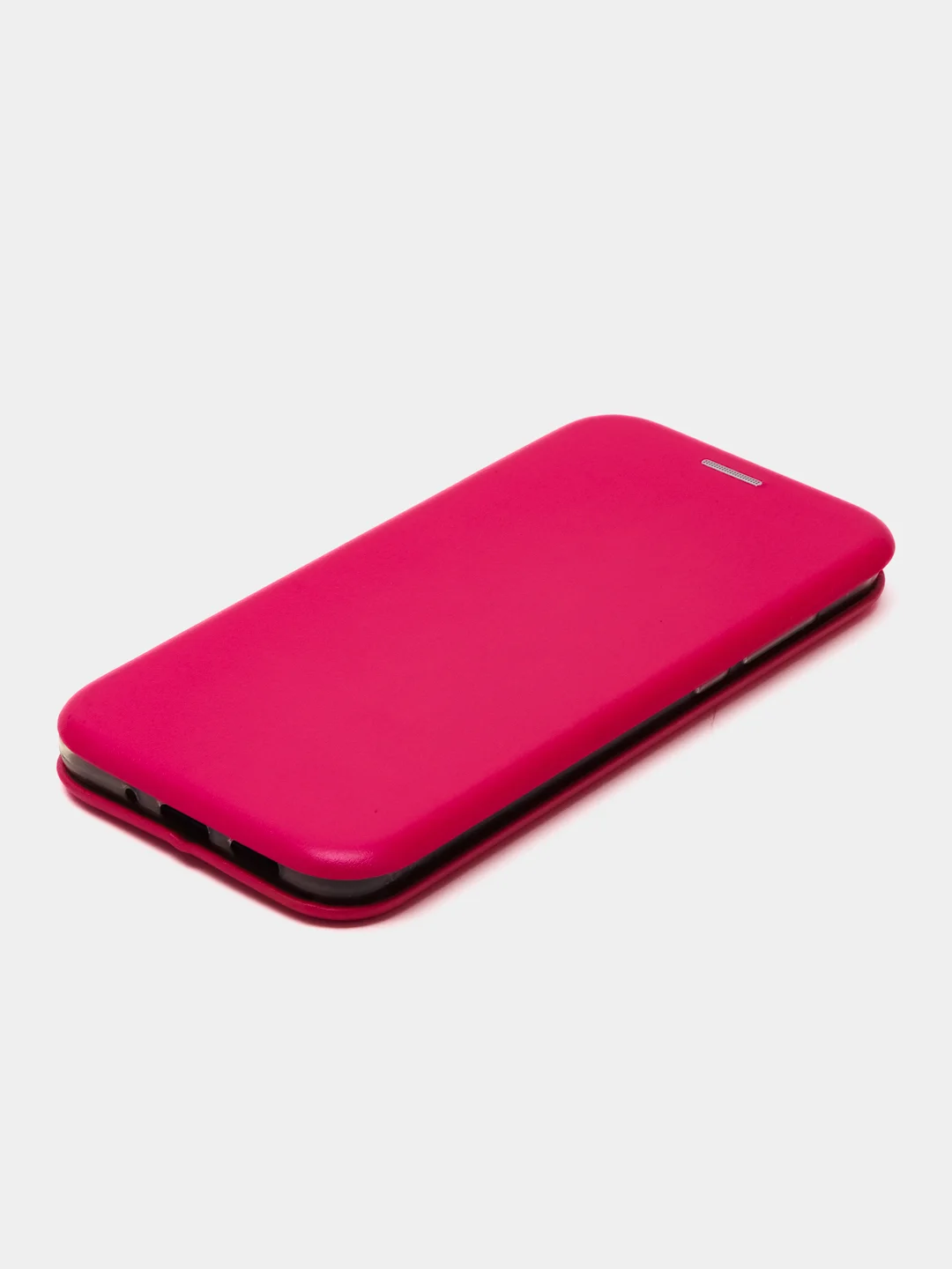 Фуксия чехол-книжка на Xiaomi Mi 5C, из экокожи, с карманом для карт