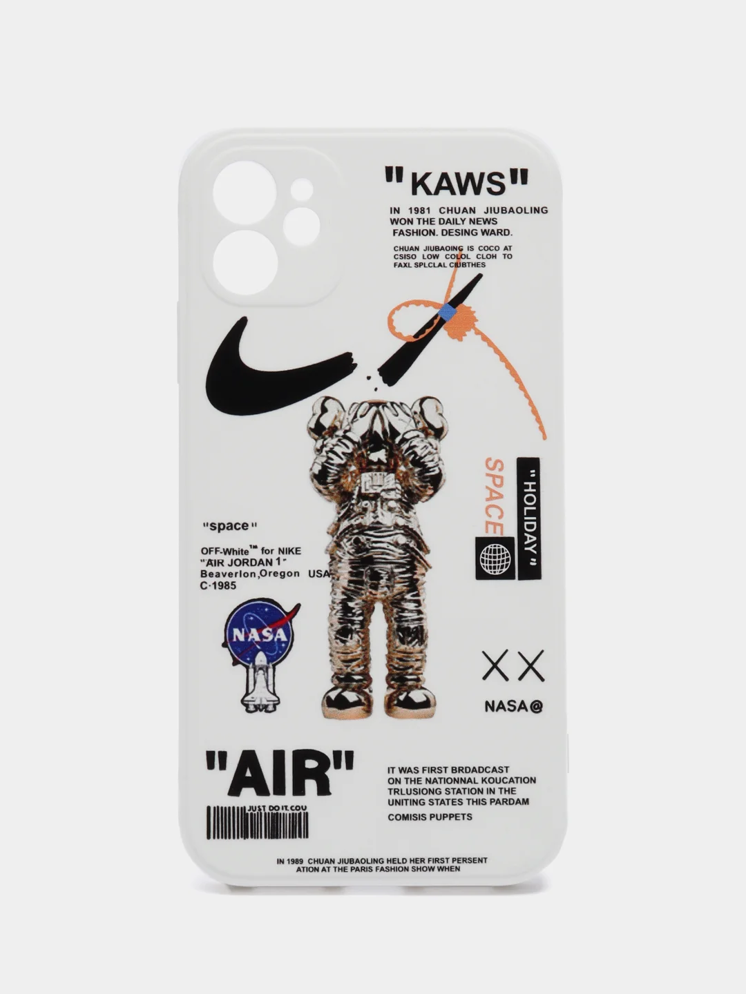 Белый чехол на iPhone 11, 12, 13, 14 Pro Max, Plus, айфон, силиконовый