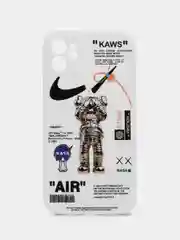 Белый чехол на iPhone 11, 12, 13, 14 Pro Max, Plus, айфон, силиконовый