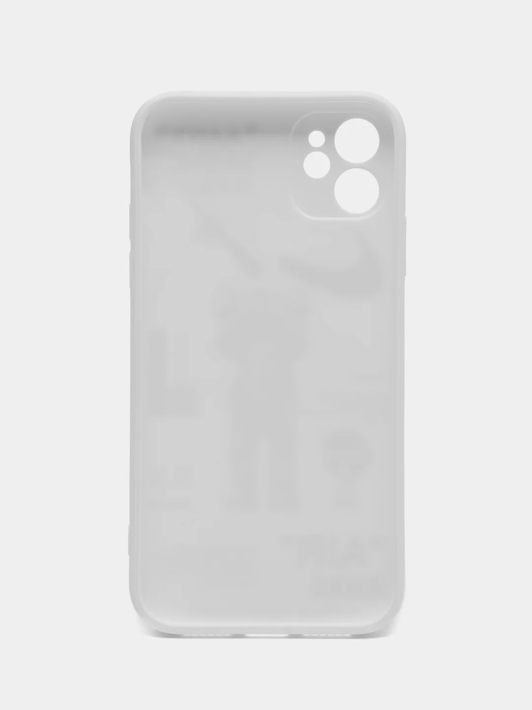 Белый чехол на iPhone 11, 12, 13, 14 Pro Max, Plus, айфон, силиконовый