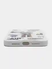 Белый чехол на iPhone 11, 12, 13, 14 Pro Max, Plus, айфон, силиконовый