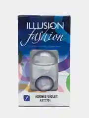 Фиолетовый цветные контактные линзы ILLUSION fashion adonis, 2 шт, 8, 6, 1 месяц