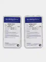 Фиолетовый цветные контактные линзы ILLUSION fashion adonis, 2 шт, 8, 6, 1 месяц