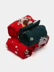 Алый носки новогодние, в подарочной упаковке