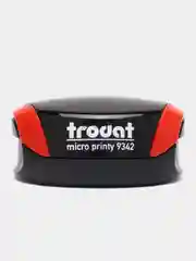 Красный trodat Micro Printy 9342 Полуавтоматическая, карманная оснастка для печати а