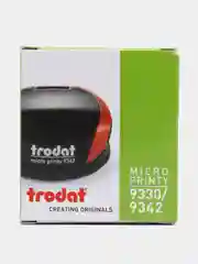 Красный trodat Micro Printy 9342 Полуавтоматическая, карманная оснастка для печати а