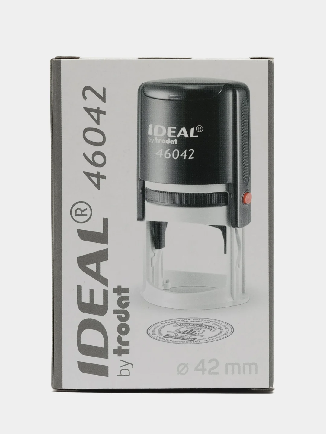 Синий оснастка для печати IDEAL 46042, диаметр 42 мм