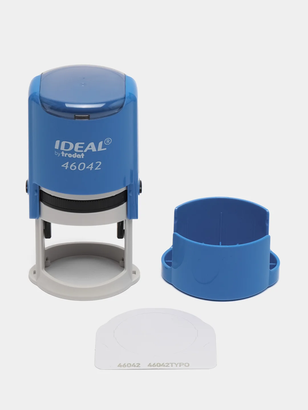 Синий оснастка для печати IDEAL 46042, диаметр 42 мм