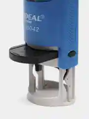 Синий оснастка для печати IDEAL 46042, диаметр 42 мм