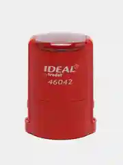 Красный оснастка для печати IDEAL 46042, диаметр 42 мм