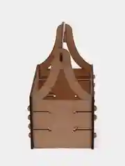 Ящик деревянный Домик резной 2