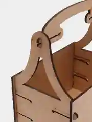 Ящик деревянный Домик резной 2