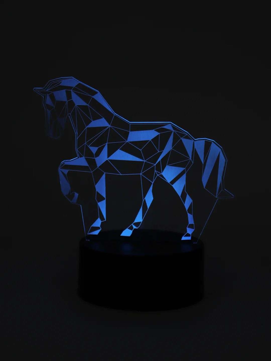 Аметистовый светодиодный 3D ночник