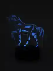 Аметистовый светодиодный 3D ночник