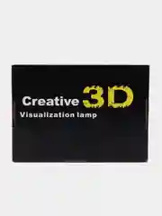Аметистовый светодиодный 3D ночник