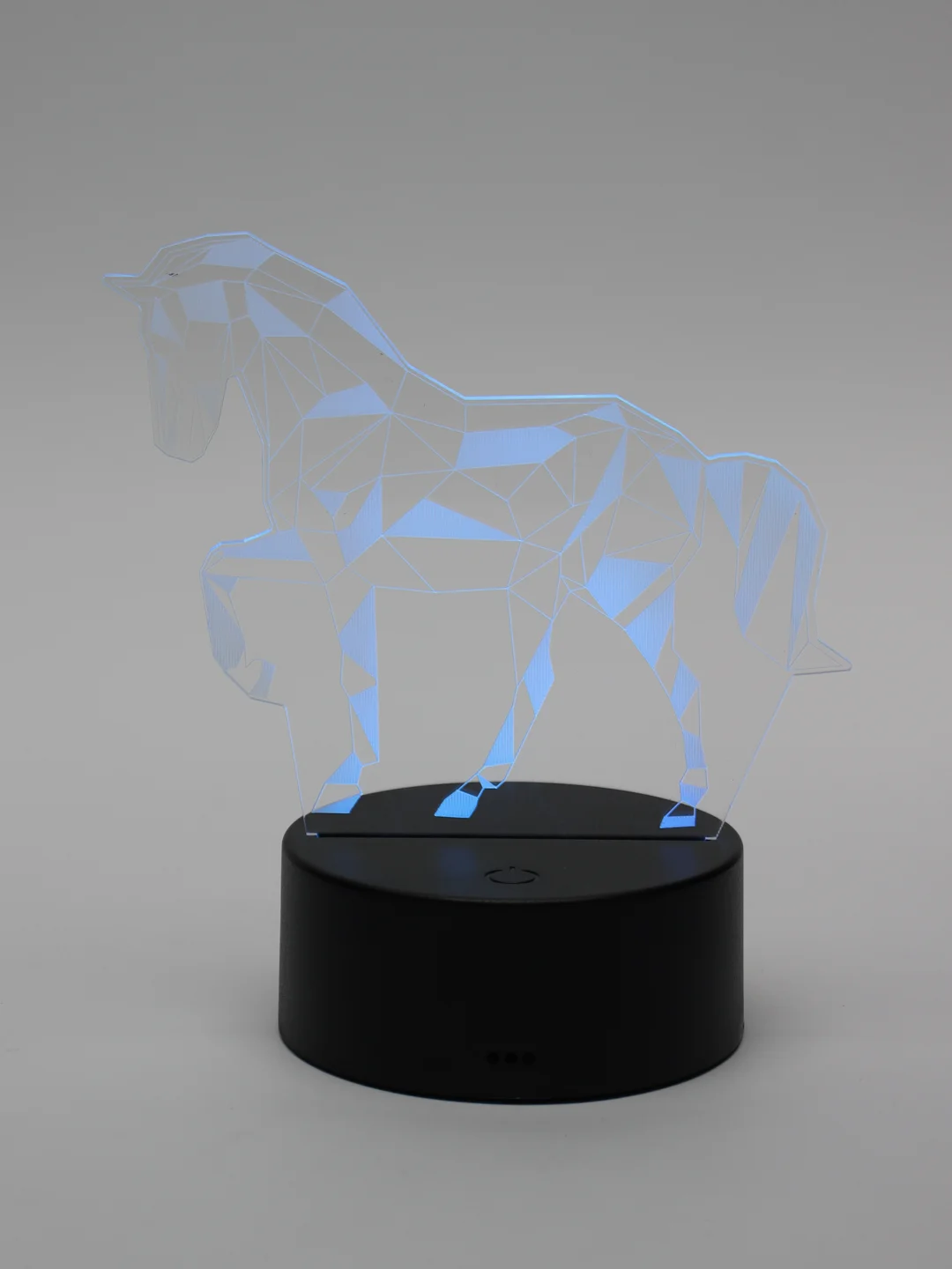 Аметистовый светодиодный 3D ночник