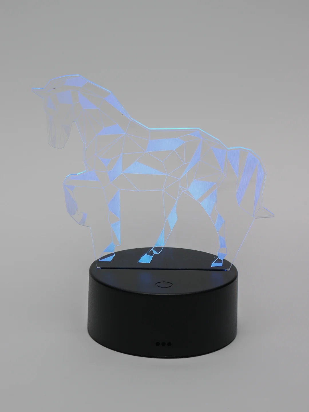 Аметистовый светодиодный 3D ночник