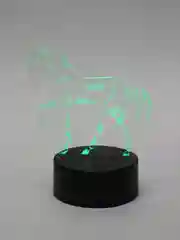 Аметистовый светодиодный 3D ночник