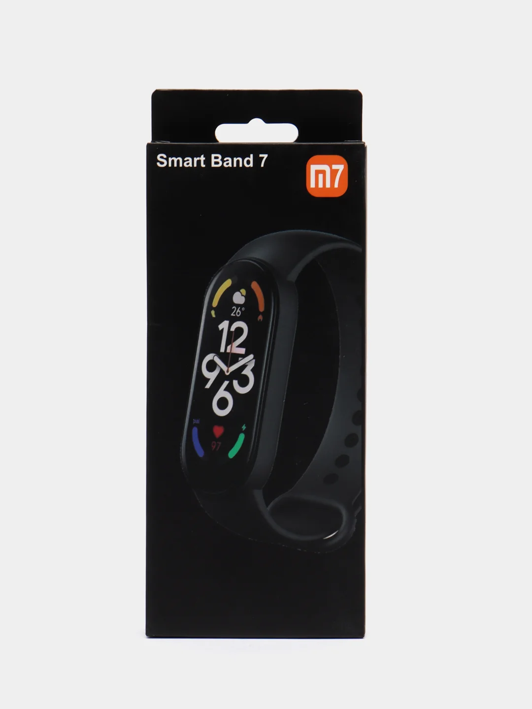 Красный фитнес браслет M7