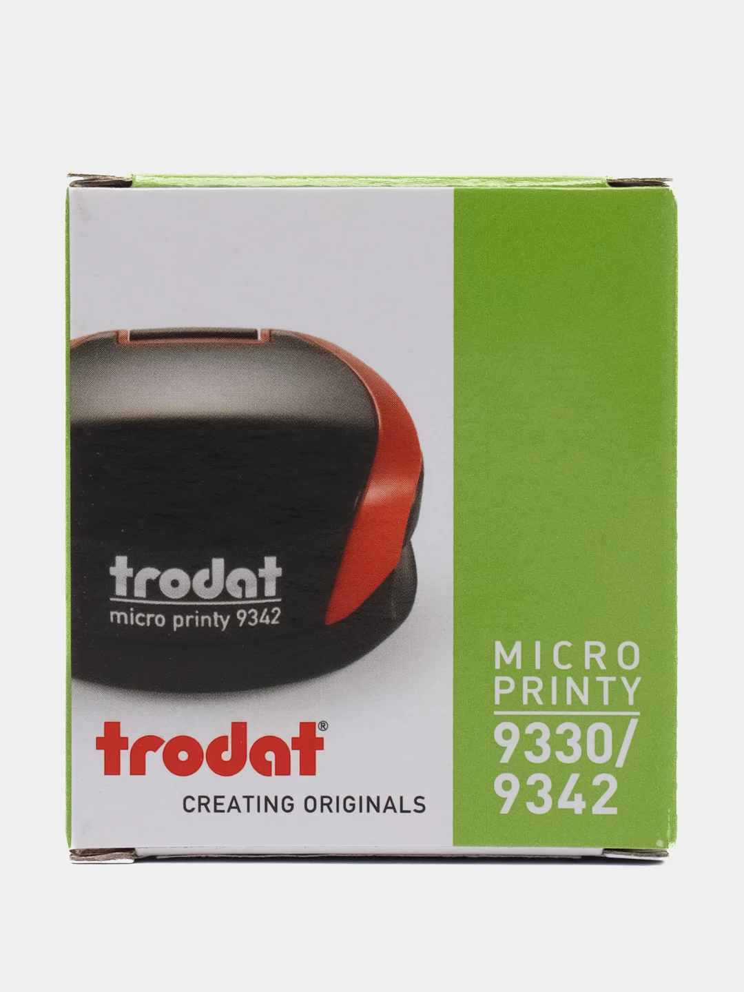 Серебряный trodat Micro Printy 9342 Полуавтоматическая, карманная оснастка для печати а