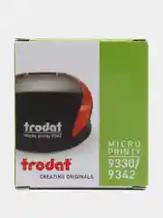 Серебряный trodat Micro Printy 9342 Полуавтоматическая, карманная оснастка для печати а